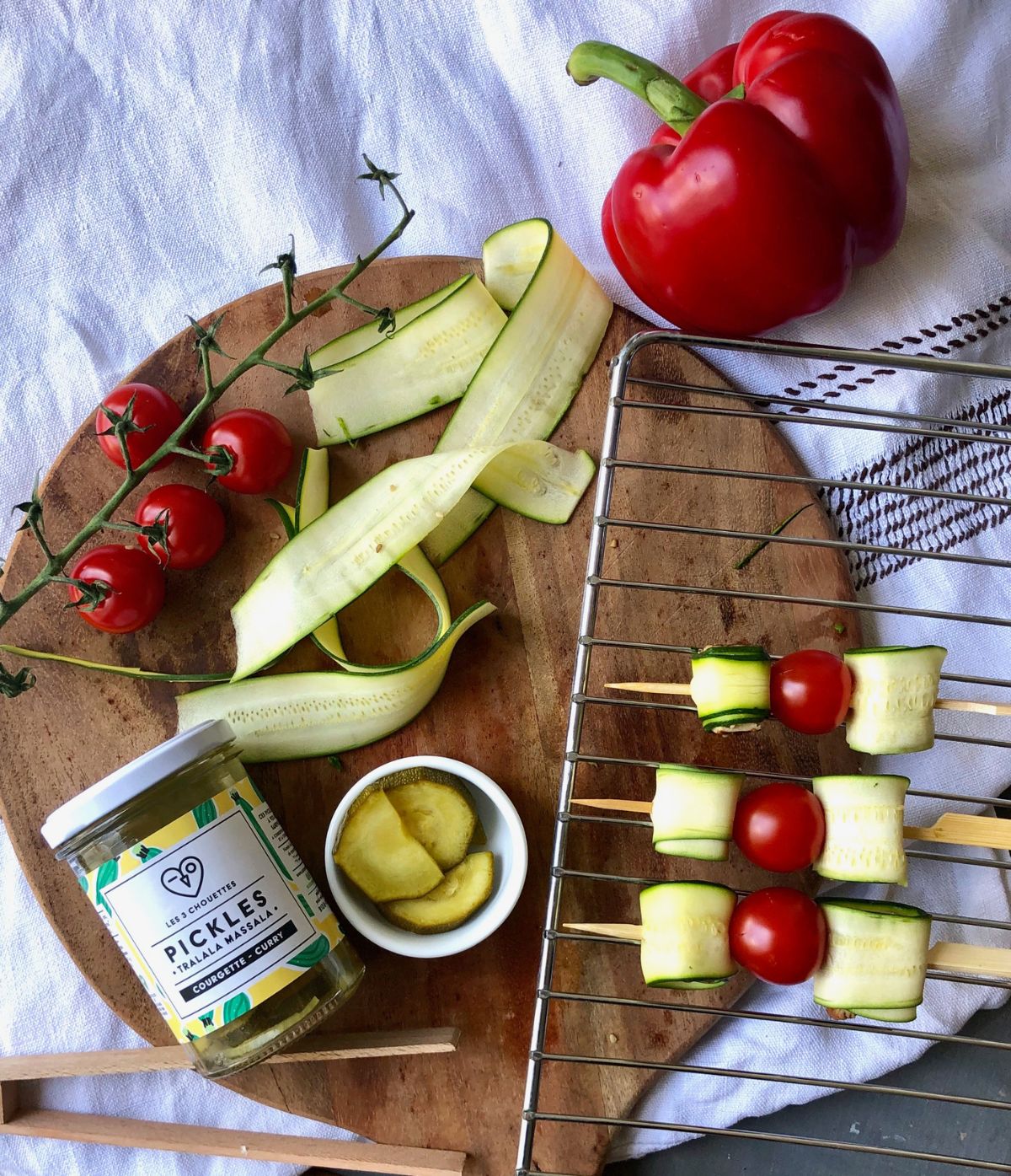 Pickles de Courgette au Curry